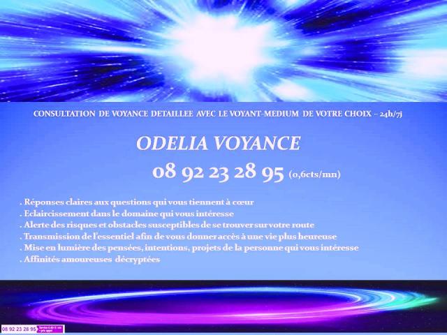 Odelia Voyance sans CB - 08 92 23 28 95