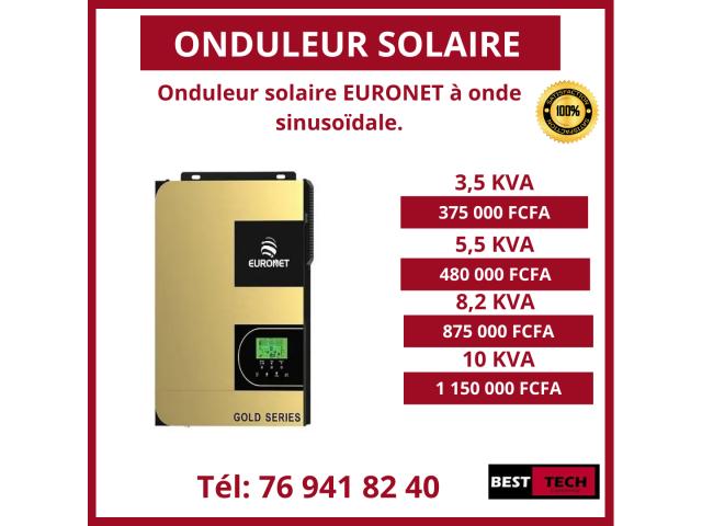 ONDULEURS SOLAIRE DE MARQUE EURONET A VENDRE