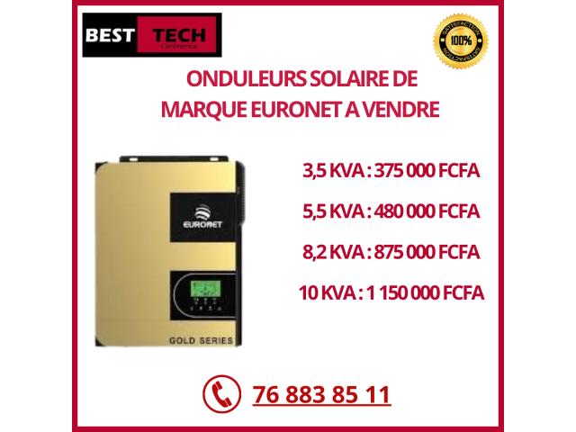 ONDULEURS SOLAIRE DE MARQUE EURONET A VENDRE