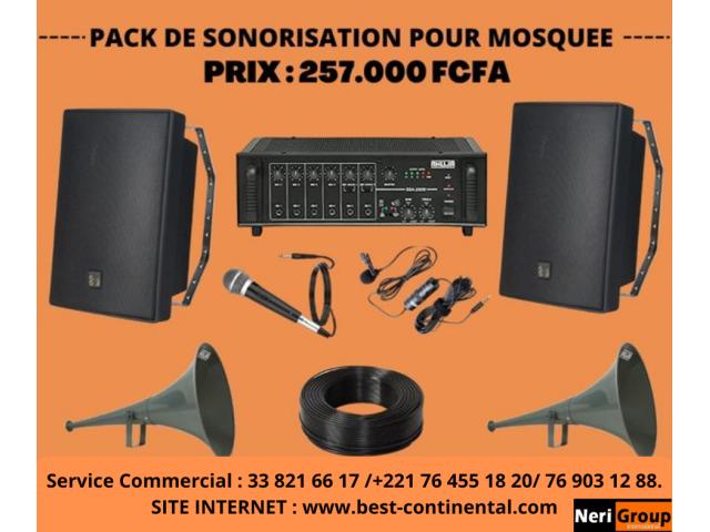 PACK COMPLET DE SONORISATION POUR MOSQUEE AU SENEGAL