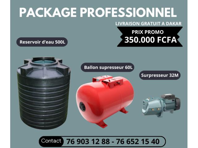 PACKAGE PROFESSIONNEL/ surpresseur-réservoir-ballon surpresseur