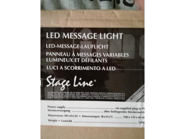 Panneaux LEDs message defilents Stage Line