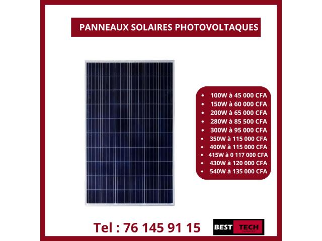 PANNEAUX SOLAIRE A VENDRE AU SENEGAL .