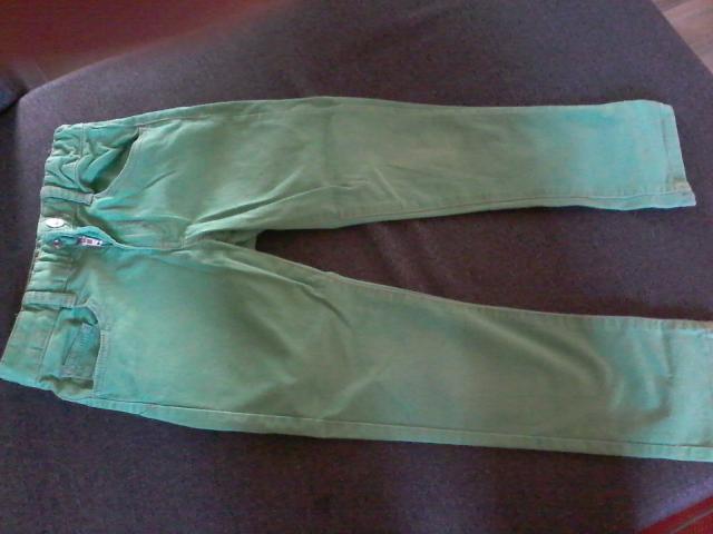 Pantalon Benetton vert 6-7ans