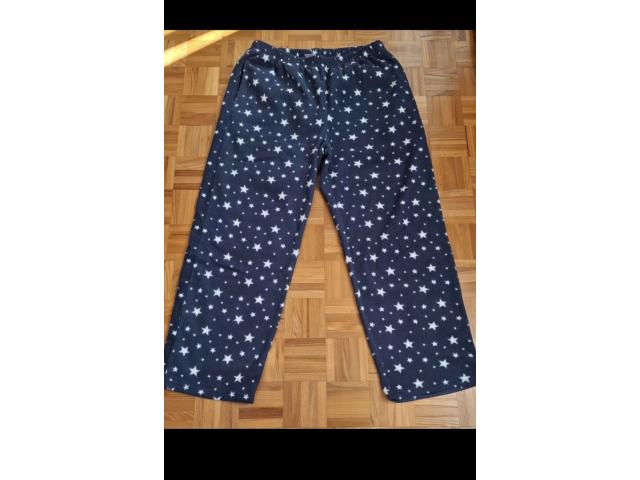 Pantalon bleu en polaire avec étoiles Simone comme neuf Comme neuf