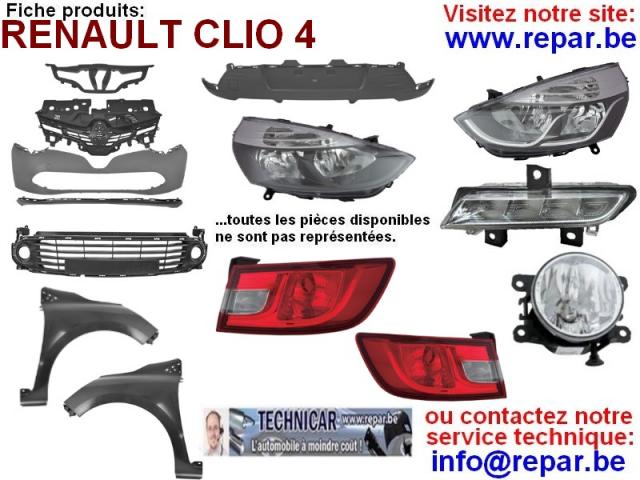 pare-choc RENAULT CLIO 4   REPAR.BE   TECHNICAR