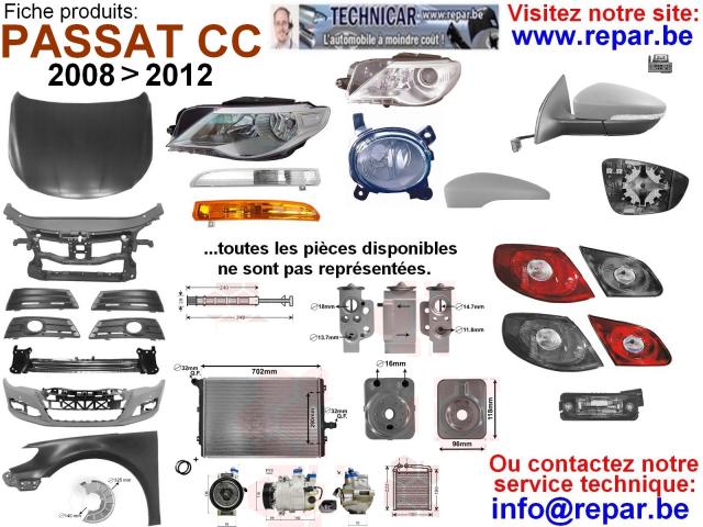 Photo pare-choc VW PASSAT CC   REPAR.BE   TECHNICAR image 1/4