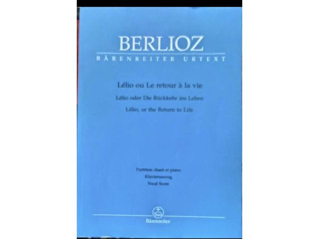 Partition chant et piano, Berlioz , Bärenreiter