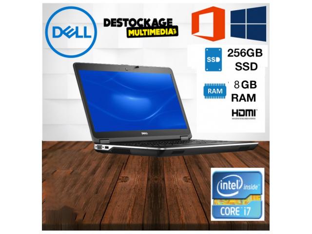 PC Dell Latitude E6440 - Core i7 4600M - 2.9 GHz - Win 10 Pro 64 bits - 8 Go RAM - 256 Go SSD - offi