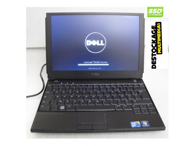 Photo PC portable Dell Latitude E4200 Intel Core 2 Duo SU9600 1.60GHz 128SSD 3GB Windows 7 pro 64bits image 1/2