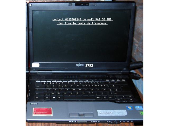 pc portable Fijitsu lifebook S752.