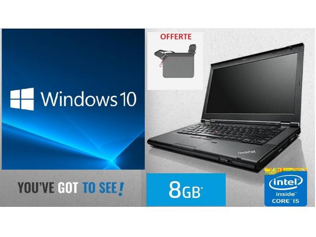 Photo PC Portable Lenovo ThinkPad T530 - 15.6'' HD - Intel Core i5-3320M / 2.60 GHz - RAM 8 Go - HDD 320 G image 1/4