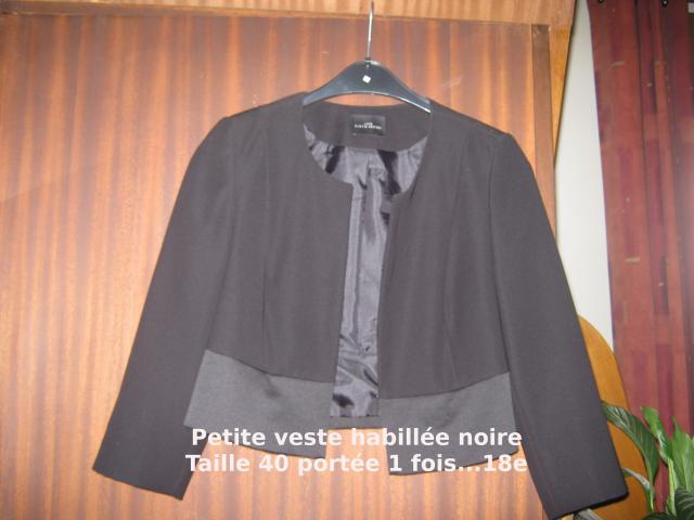 Photo Petite veste habillée noire C et A Taille 40 image 1/1
