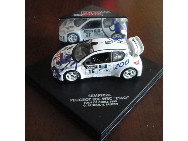 Peugeot 206 WRC Esso tour de Corse 1999 Skid 1/43