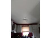 Annonce plafonnier led trio leuchten irvine couleur métal et blanc mat L105 cm H6.5 cm P42 cm