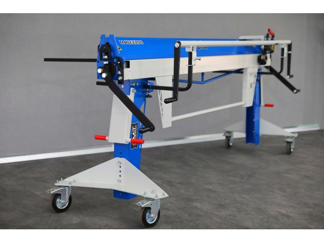 Plieuse de tôle OLMET M40X2200 avec cisaille rotative+boudineuse 2m+finisseur de joint+roues de tran