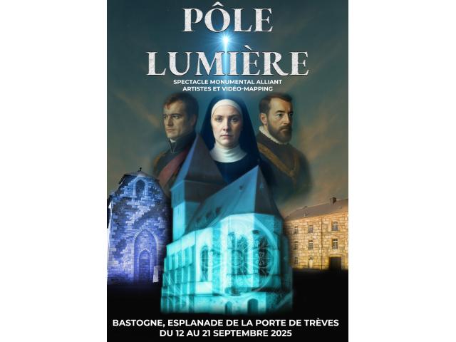 Pôle Lumière - Spectacle monumental alliant artistes et vidéo-mapping