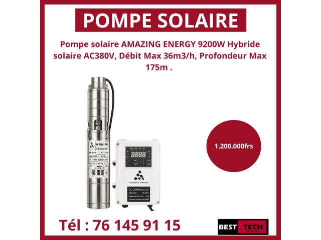 POMPE  SOLAIRES AMAZING ENERGY A VENDRE