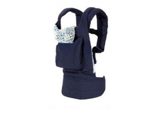 Porte-bébé ergonomique bleu marine