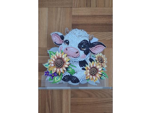 Porte-serviettes diamond painting neuf "Vache" Neuf