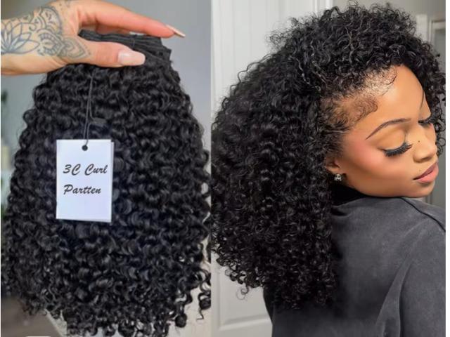 Pose tissage cheveux humains et synthétiques