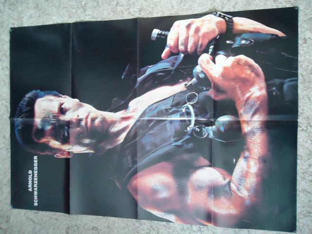 Poster Arnold Schwarzenegger, Poster Commando de 1985