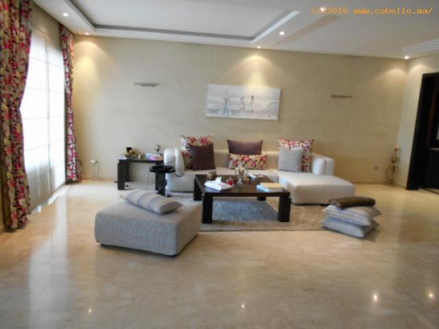Préstigieux appartement meublé en location à Rabat Hay riad