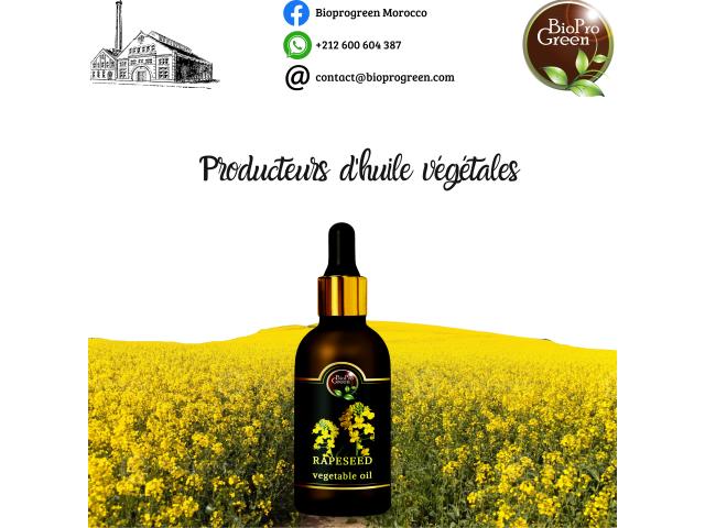 producteur d'huile végétale de colza au Maroc