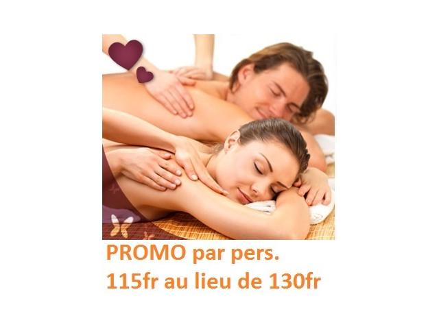 Photo Promo ouverture massage Duo 115fr au lieu 130fr par pers 90min image 1/2