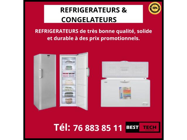 PROMO SUR NOS REFRIGERATEURS & CONGELATEURS