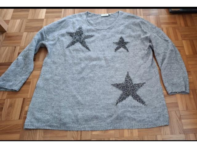 Pull Canda gris neuf avec étoiles Neuf