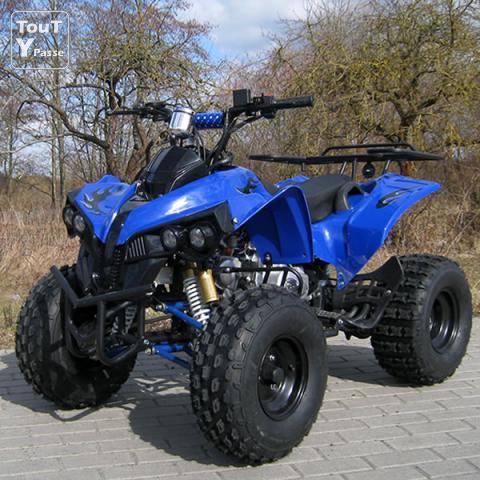 Quad ATV 125 cc S-10 homologué CE 3 vitesses av + mar enfant