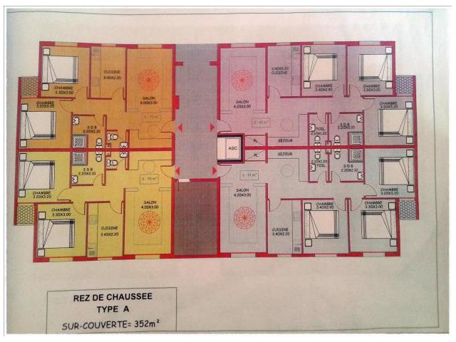 R+4 APPARTEMENT M.S BOUSKOURA