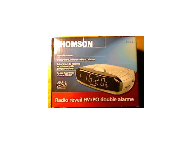 Radio réveil thomson