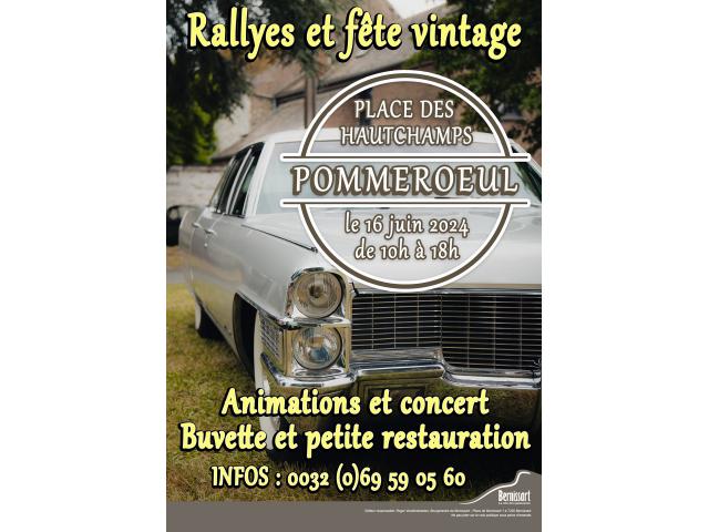 Rallye et fête vintage