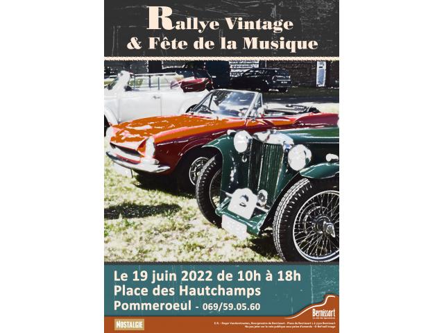 Photo Rallyes et fête de la musique vintage à Pommeroeul image 1/1