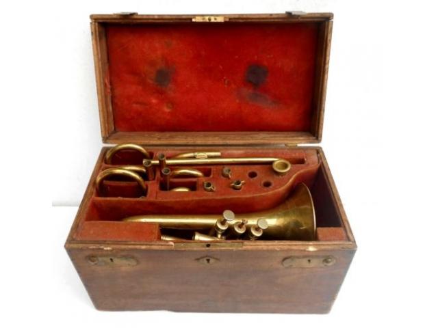 Rare Denis Antoine Courtois cornet a pistons 1850