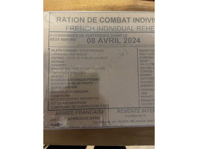 Photo Ration de combat française individuelle image 1/1