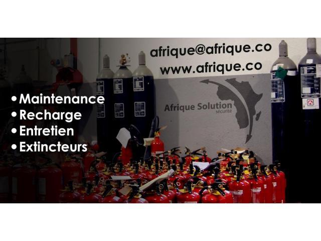 Recharge maintenance extincteurs Rabat Maroc
