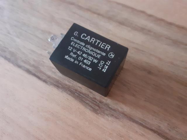relais G.CARTIER 01403, 12v, centrale clignotante electronique G.Cartier 01 403