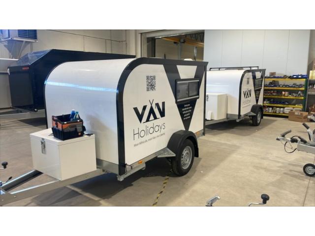 Remorque Vanholidays – Isolée et équipée en électricité