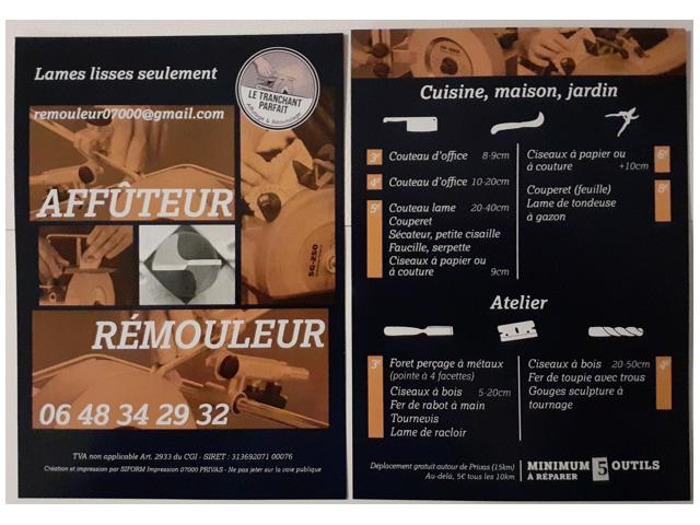 Photo Rémouleur Affûteur vous propose ses services image 1/1