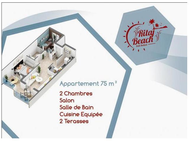 Résidence de R+2 à Sidi Rahal