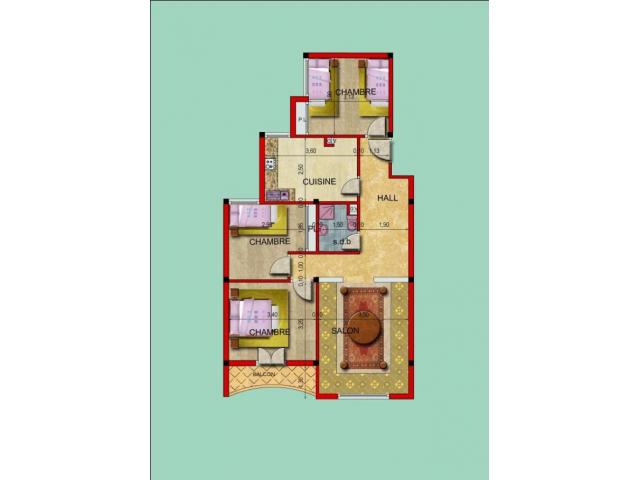 residence salma moyen standing pas cher