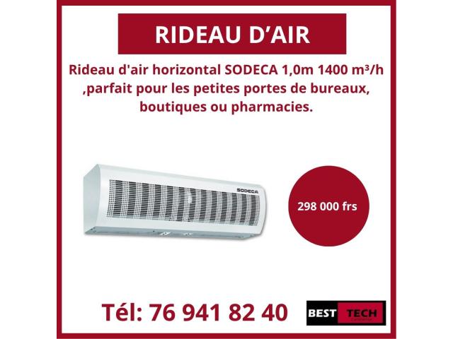 RIDEAUX D’AIR HORIZONTAUX À VENDRE