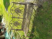 Annonce ROCKING CHAIR , BANC DE JARDIN EN FER FORGE PATINE