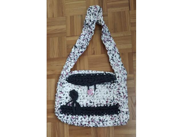 Sac bandoulière au crochet, artisanal Comme neuf