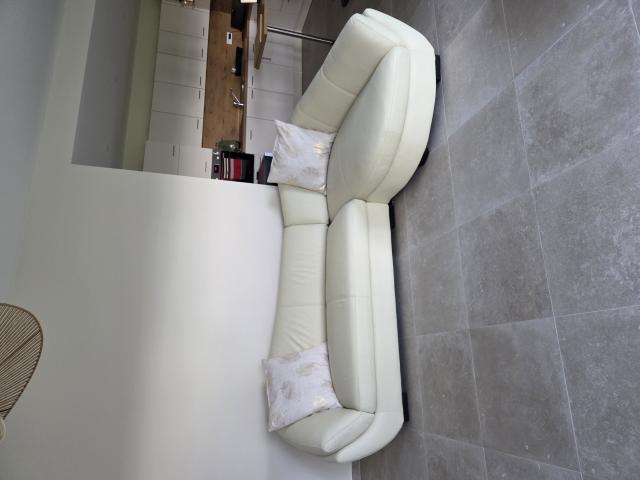 salon d'angle en cuir