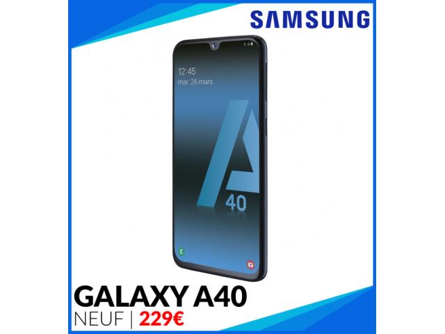 Photo Samsung Galaxy A40 NEUF image 1/1