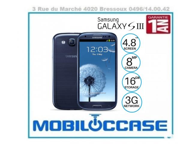 Photo Samsung Galaxy S3 garantie 12 mois image 1/1